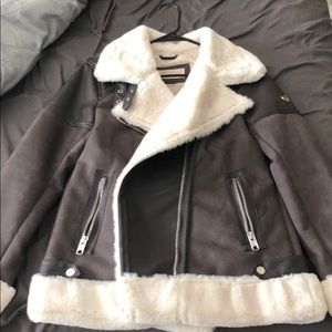 Michael Kors Faux Moto Jacket